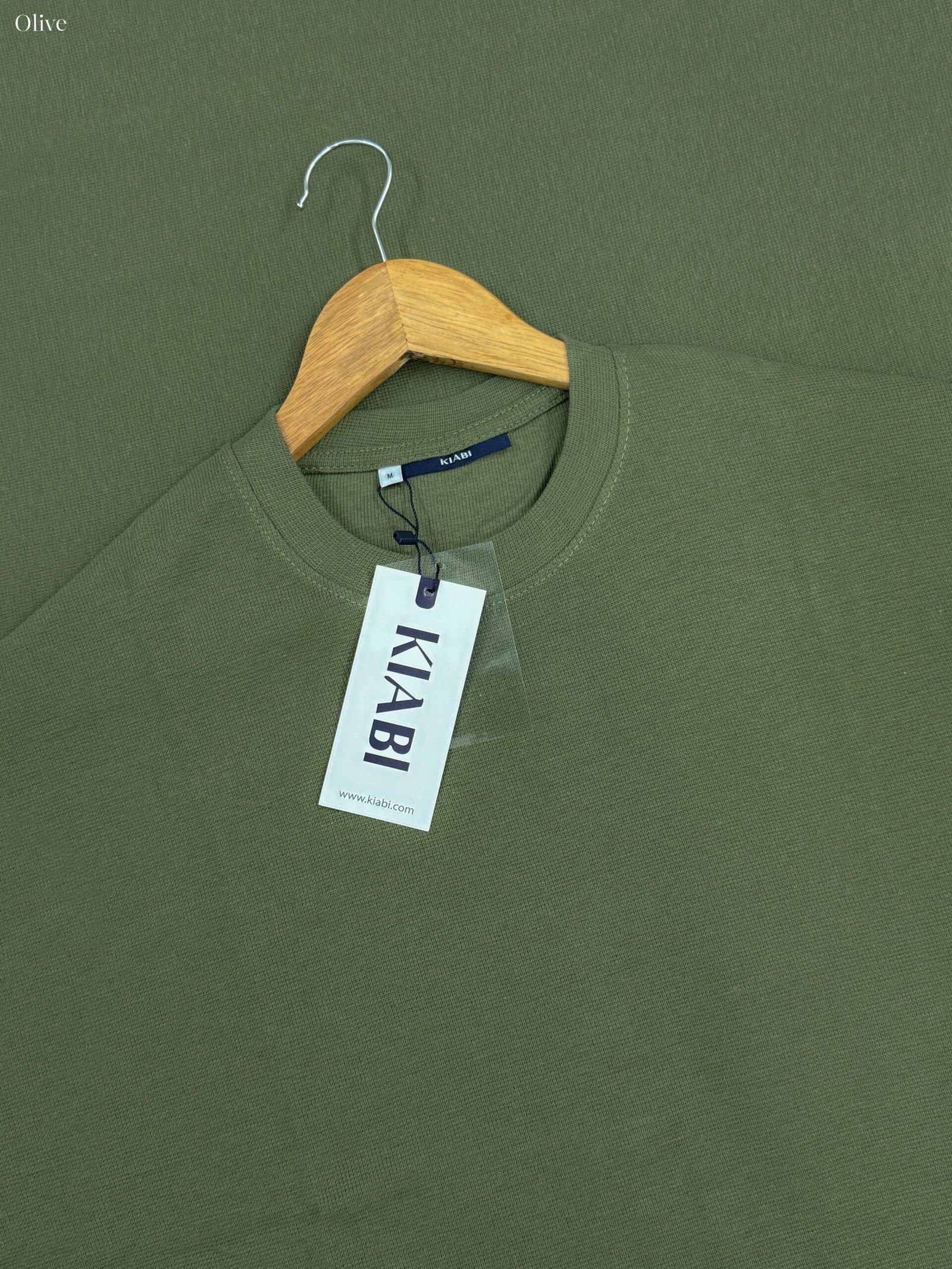 Premium Waffle Drop (Charcoal-Olive) - Image 3