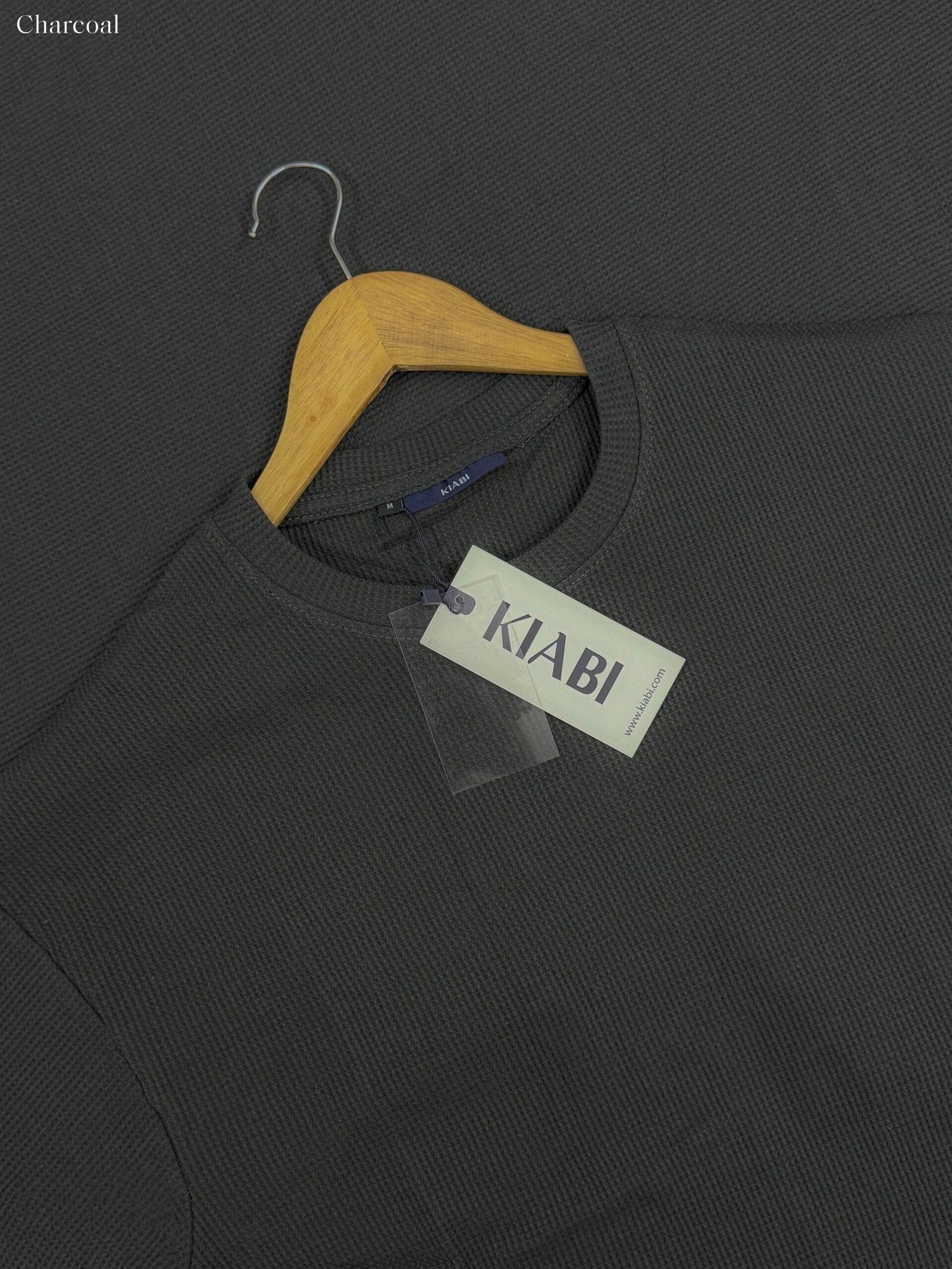 Premium Waffle Drop (Charcoal-Olive) - Image 2