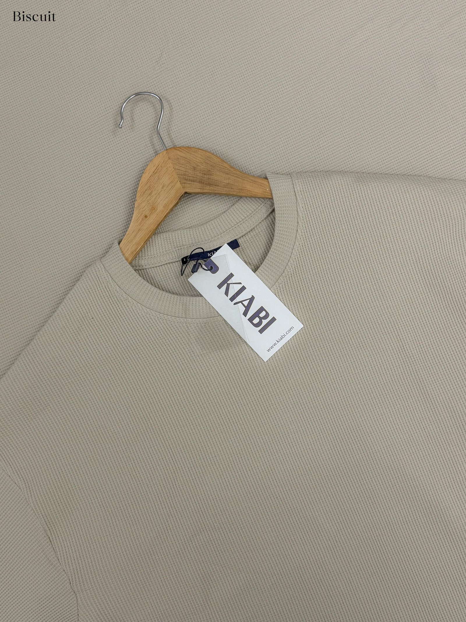 Premium Waffle Drop (Biscuit-Charcoal) - Image 2