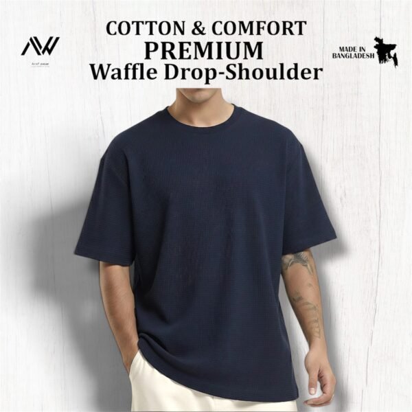 Premium Waffle Drop (Navy)