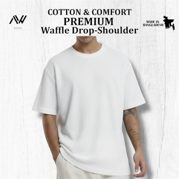 Premium Waffle Drop (White)