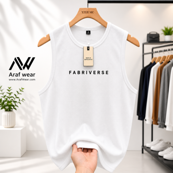Waffle Tank Top {White}