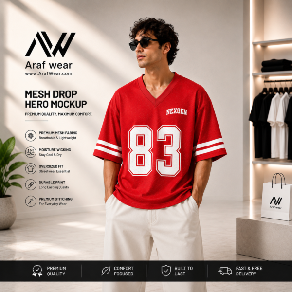 Mash Dropshoulder {Red}