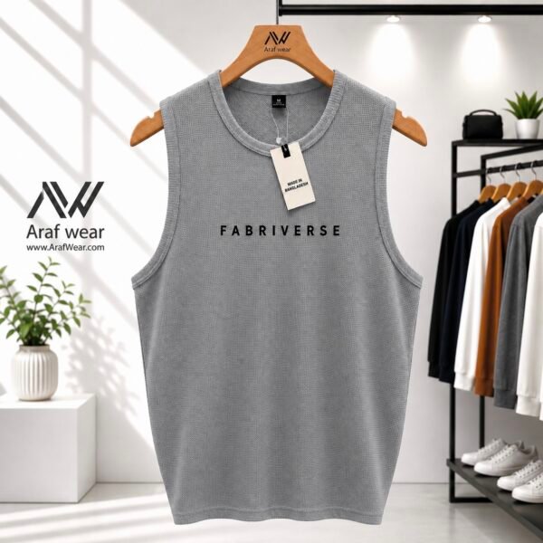 Waffle Tank Top {Gray}
