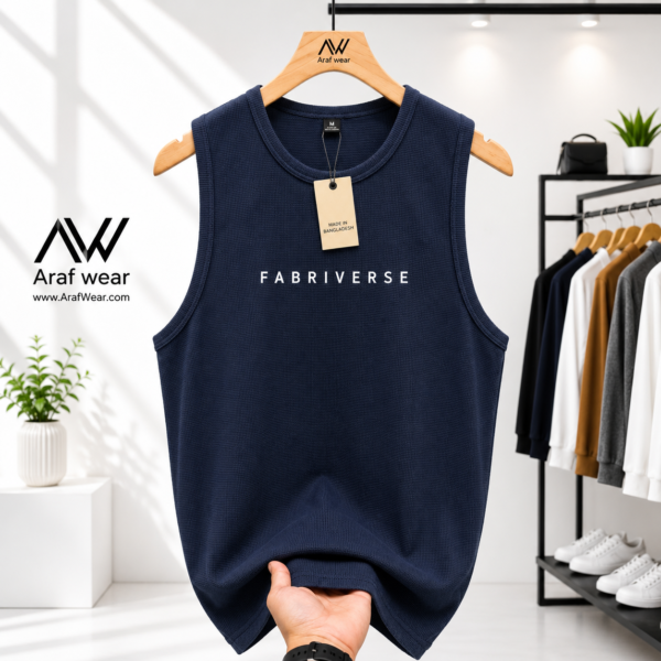 Waffle Tank Top {Navy}