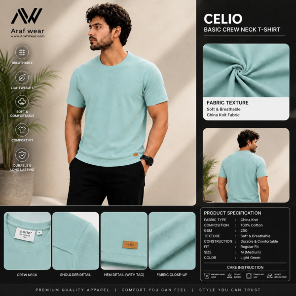 Premium Mock Neck (Lemon)