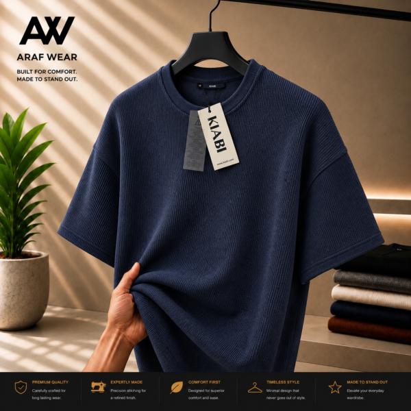 Premium Waffle Drop (Navy)