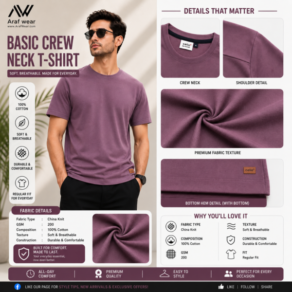 Premium Mock Neck (Brick)