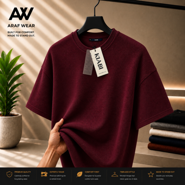 Premium Waffle Drop (Maroon)