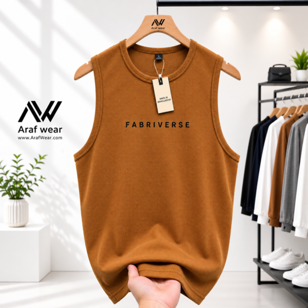 Waffle Tank Top {Brown}