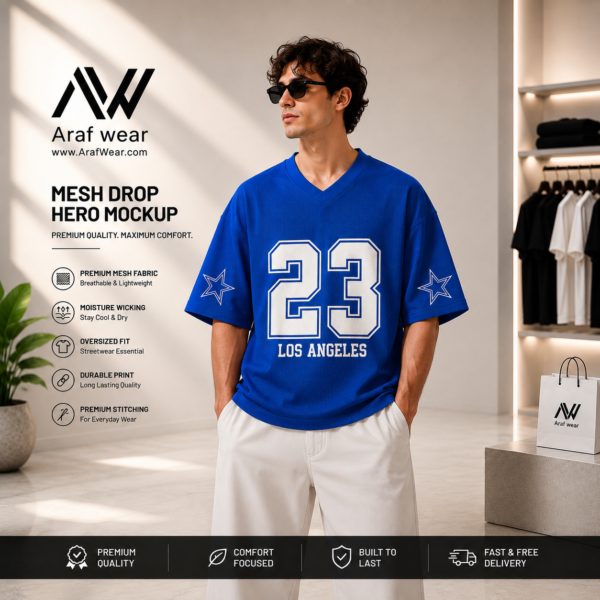 Mash Dropshoulder {Blue}
